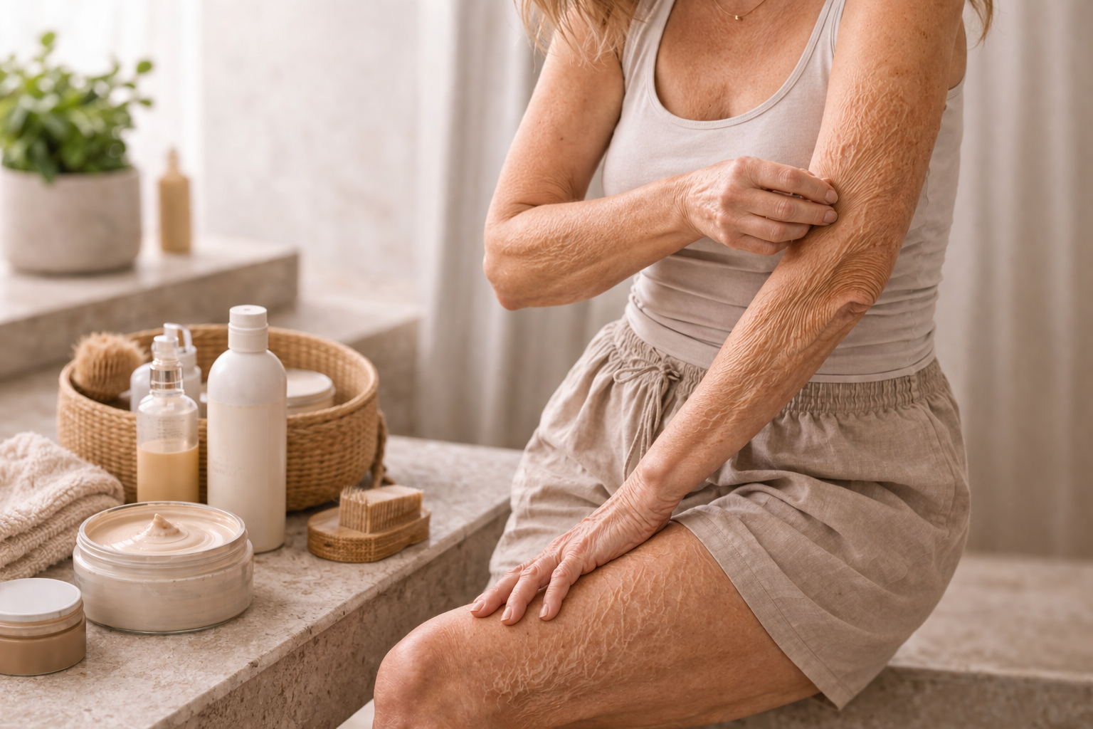 Crepey Skin on Arms and Legs: What It Is and What Actually Helps