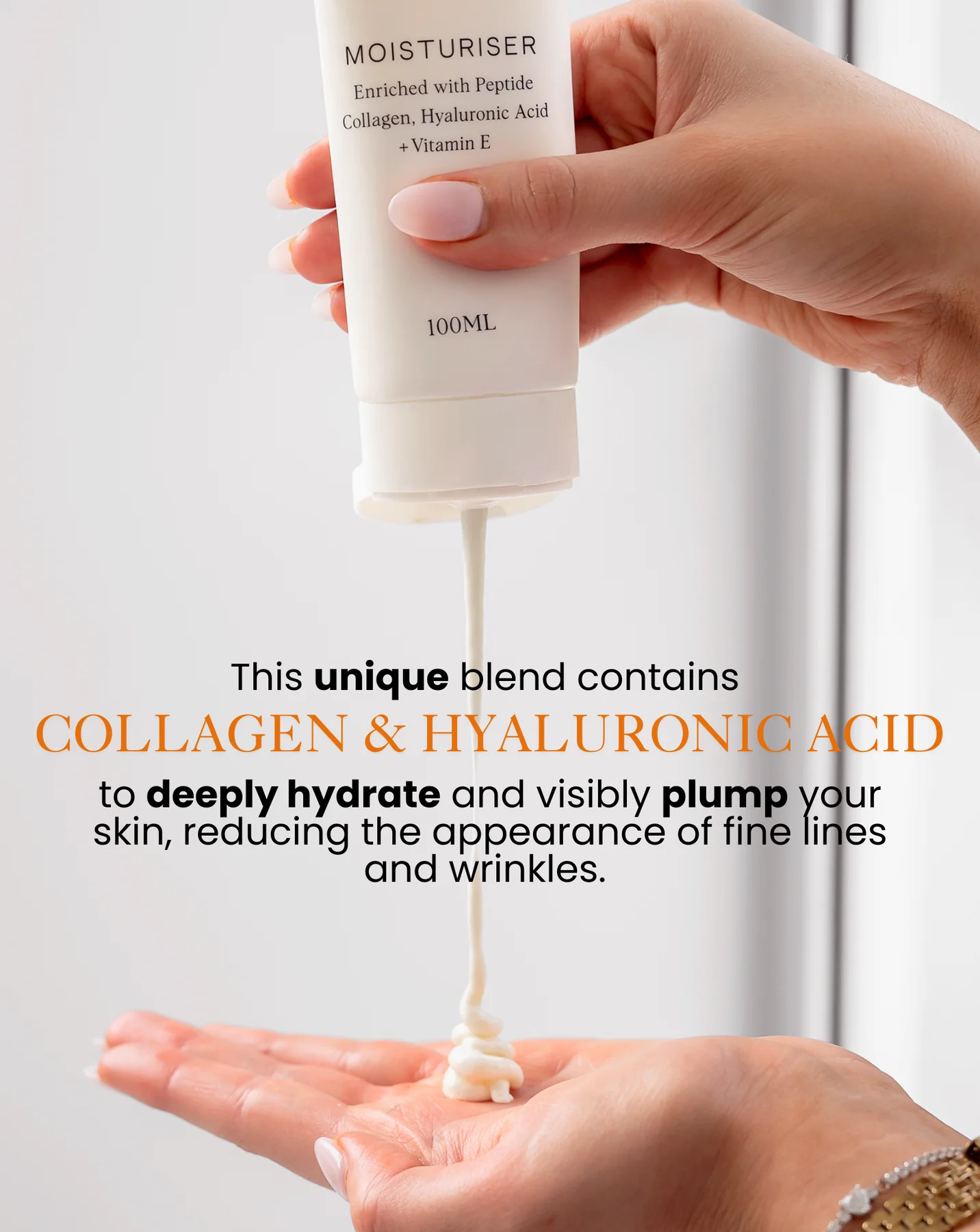 Peptide Collagen Moisturiser with Hyaluronic Acid