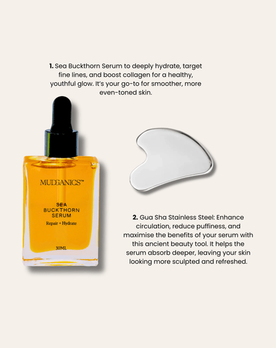 Stainless Steel Gua Sha - Mudorganics